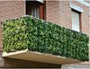 Bakaji Künstliche Hecke Sichtschutz Efeu - 300x100 cm - Kunsthecke in Blätteroptik für Garten, Terrasse, Balkon - Sichtschutz für den Garten - zur Befestigung an Zaun oder Geländer Bild 2