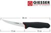 Johannes Giesser Messerfabrik PrimeLine Ausbeinmesser Messer, Chrom, Schwarz, 13 cm Bild 2