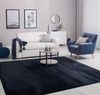 Paco Home Waschbarer Teppich Wohnzimmer Schlafzimmer Kurzflor rutschfest Flauschig Weich Moderne Einfarbige Muster, Grösse:160x220 cm, Farbe:Navy-Blau Bild 2