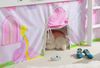 Hochbett "Prinzessin Liora" 90x200 inkl. Zubehör Kiefer massiv weiß Bild 3