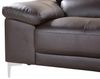 Ledersofa 2-Sitzer SOLANGE - Braun Bild 4