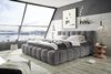 Polsterbett >BEXLEY 9Z< 180x200 cm Liegefläche, Bezug in grey - 226x103x245cm (BxHxT) Bild 2