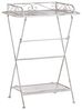 Beistelltisch Antik Optik weiß rechteckig 35x40 cm ANCUD Bild 1