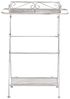 Beistelltisch Antik Optik weiß rechteckig 35x40 cm ANCUD Bild 4