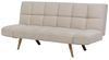 Schlafsofa 3-Sitzer Polsterbezug beige INGARO Bild 5