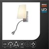 SLV No. 149452 COUPA FLEX LED Wandleuchte chrom satiniertes Glas 1xG9 Bild 3