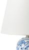 Tischlampe AIBONITO Porzellan Weiß Blau Bild 5
