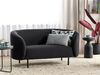 2-Sitzer Sofa Stoff schwarz LOEN Bild 2