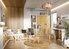 Jugendzimmer-Set Simi 7-teilig weiß Hickory Oak inkl. Matratze Bild 2