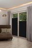 K-home Klemmfix-Plissee 55x210 cm (B x L) Anthrazit Lichtschutz +++ Moderne Crushed optik +++ Bild 1