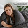Cozyor Bettwäsche extra dick, weich, top Reissverschluss 135x200 155x200 155x220 200x200, Mikrofaser, 3 teilig, anthrazit Nebula, Bettbezug + Kissenbezug 80x80, für Allergiker, weich Bild 2