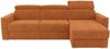 Vente-unique - VIZIR Sofa Stoff Rot - B 223 cm152 cm x H 110 cm95 cm x L 302 cm Bild 4