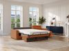 Vente-unique - VIZIR Sofa Stoff Rot - B 223 cm152 cm x H 110 cm95 cm x L 302 cm Bild 3