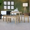 Krok Wood Esstisch Tomas aus Massivholz (Eiche, 75 x 50 x 75 cm) Bild 2