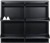 Spinder Design Schuhschrank mit 6 Klappen Schwarz, Billy 6 Bild 3