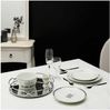 HOME DECO FACTORY, KA6130, Silver Mirror Tray D30 cm - Elegant and Versatile, ideal for Serving or Decorating, Easy to Maintain, Occasions - Silver, 30 cm Bild 4