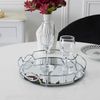 HOME DECO FACTORY, KA6130, Silver Mirror Tray D30 cm - Elegant and Versatile, ideal for Serving or Decorating, Easy to Maintain, Occasions - Silver, 30 cm Bild 2