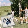 speecheese Dekokissen Wolf im Mondschein Kissen Bild 5