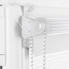 Doppelrollo Klemmfix ohne Bohren 30x100 cm Weiß Duo Rollo Klemmrollo Sonnenschutzrollo Fensterrollo für Fenster & Türen Zebrarollo Seitenzugrollo Bild 3