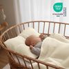 Dreamzie Baby Bettwäsche 80x80 cm + Kissenbezug 35x40 - Musselin aus 100% Baumwolle, Oeko-TEX Zertifiziert,atmungsaktiv & weich, ideal für Sommer & Kinderwagen - Creme Bild 5