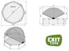 EXIT Framepool inkl. Sonnensegel (Set, 3-tlg), ØxH: 244x76 cm, mit Kartuschenfilterpumpe und Sonnensegel Bild 4