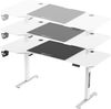 Höhenverstellbarer Tisch Stryn 160x75 cm Weiß [pro. tec] Bild 5