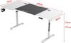 Höhenverstellbarer Tisch Stryn 160x75 cm Weiß [pro. tec] Bild 2