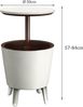 Keter 17186745 Café- und Loungetisch Cool Bar, Kunststoff, beige/braun, ausziehbar Bild 5