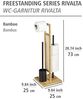 Toilettenpapierständer mit Ersatzrollenhalter und WC-Bürste RIVALTA, 3in1, Bambus, WENKO Bild 4