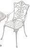 Sessel Jugendstil, Aluguss weiss Bild 5