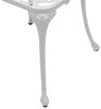 Sessel Jugendstil, Aluguss weiss Bild 3