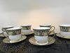 Cinar Kaffeeservice Porzellan Kaffeeservice Kaffeetassenset für 6 Personen, 6 Personen, Porzellan Kaffeeservice Kaffeetassenset für 6 Personen 13Tlg Bild 4