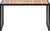 Dehner Gartentisch Balkontisch Chicago Wood, 133 x 74.5 x 42 cm, zeitloser Holztisch aus hochwertigem FSC®-zertifiziertem Akazienholz Bild 2
