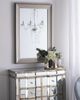Wandspiegel silber rechteckig 61x91 cm CHATAIN Bild 2