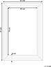 Wandspiegel silber rechteckig 61x91 cm CHATAIN Bild 3