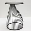 GILDE Beistelltisch GILDE Beistelltisch Ray - schwarz - H. 54cm x D. 38cm (1 Stück) Bild 3
