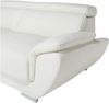 Vente-unique - Ecksofa Leder - Ecke Links - Weiß - NAHIA Bild 5