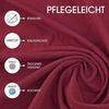 CelinaTex Jersey Topper Spannbettlaken Lucina 200x200-200x220 cm Bordeaux rot 100% Baumwolle gekämmt bis 12cm Matratzenhöhe Oeko-TEX Bild 5