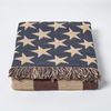 Plaid Überwurf USA-Flagge, 100% Baumwolle, 125 x 150 cm, Homescapes Bild 2
