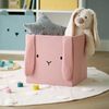 Zeller Present Aufbewahrungsbox "Hase", Musselin, Tiermotiv, kinderfreundlich, faltbar Bild 4