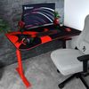 Arozzi Arena Fratello - Tisch - gebogen - Rot Bild 2