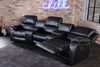 riess-ambiente TV-Sessel HOLLYWOOD schwarz (Einzelartikel, 1-St), Wohnzimmer · Getränkehalter · Federkern · Kinositz · 3-Sitzer · Modern Bild 4