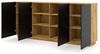 Kommode AURA 4D 198 cm Eichenhandwerkskunst / schwarz matt Bild 4