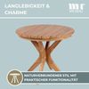 Deckchair Yacht Teak und Tisch Burton Teak-KOMPLETTSET Bild 4