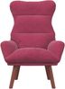 vidaXL Sessel Weinrot 69 x 74 x 93 cm Samt 42001839 Bild 5