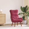 vidaXL Sessel Weinrot 69 x 74 x 93 cm Samt 42001839 Bild 2