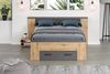 Doppelbett Franka / Follow, Holzwerkstoff, Grau, Schwarz, Holzfarben, 190 x 87 x 203 cm Bild 3