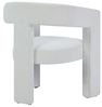 Vente-unique - Sessel - Strukturstoff - Weiß - FAVINA Bild 4