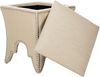 SAFAVIEH Contemporary Upholstered Arm Chair, in Beige Bild 3
