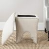 SAFAVIEH Contemporary Upholstered Arm Chair, in Beige Bild 5